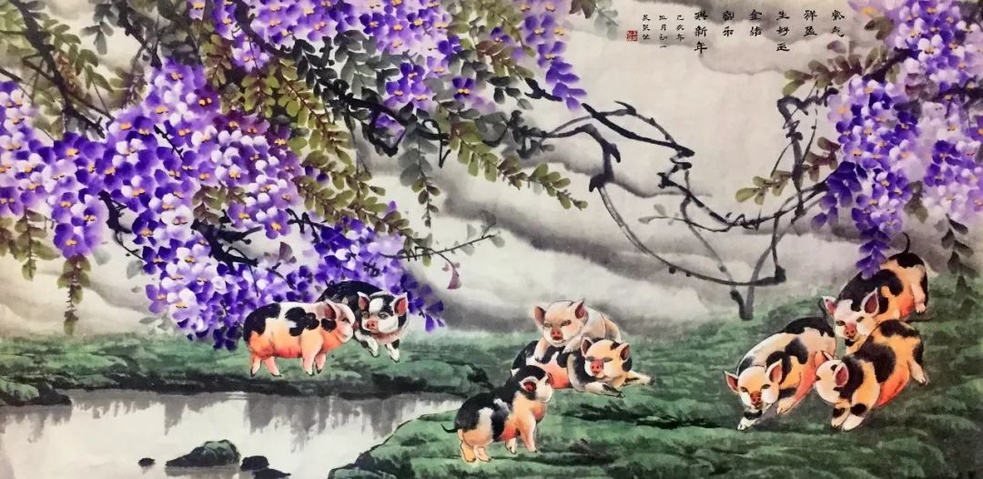 花鸟的作品欣赏,中式花鸟作品欣赏