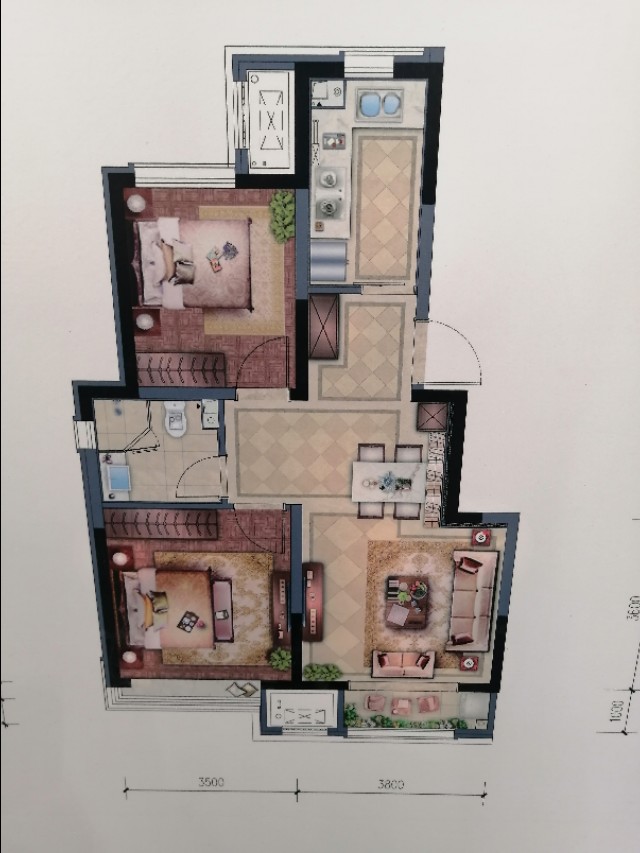 绿地样板房120平方米的,绿地样板房家具