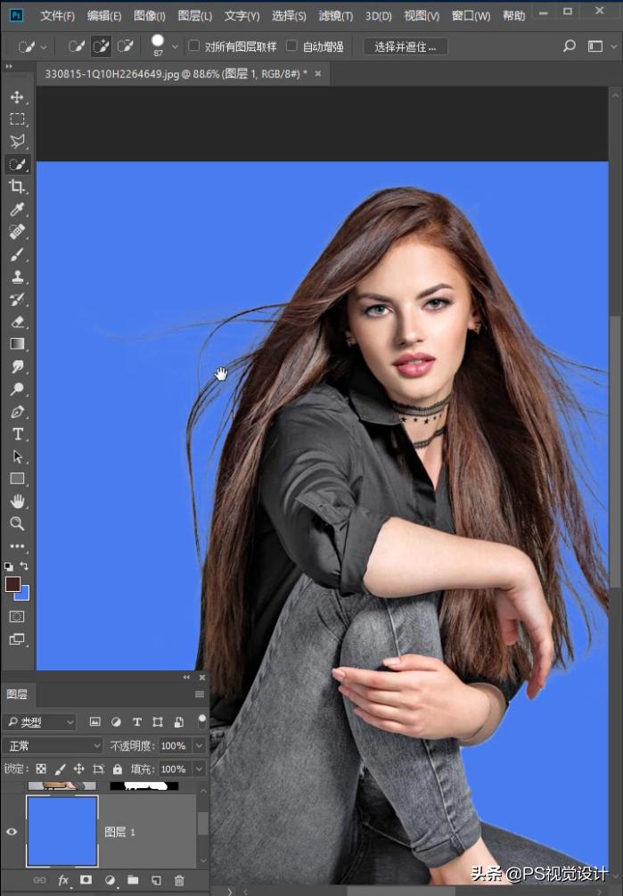 ps抠图后有白边怎么处理,ps抠图以后有白边怎么处理