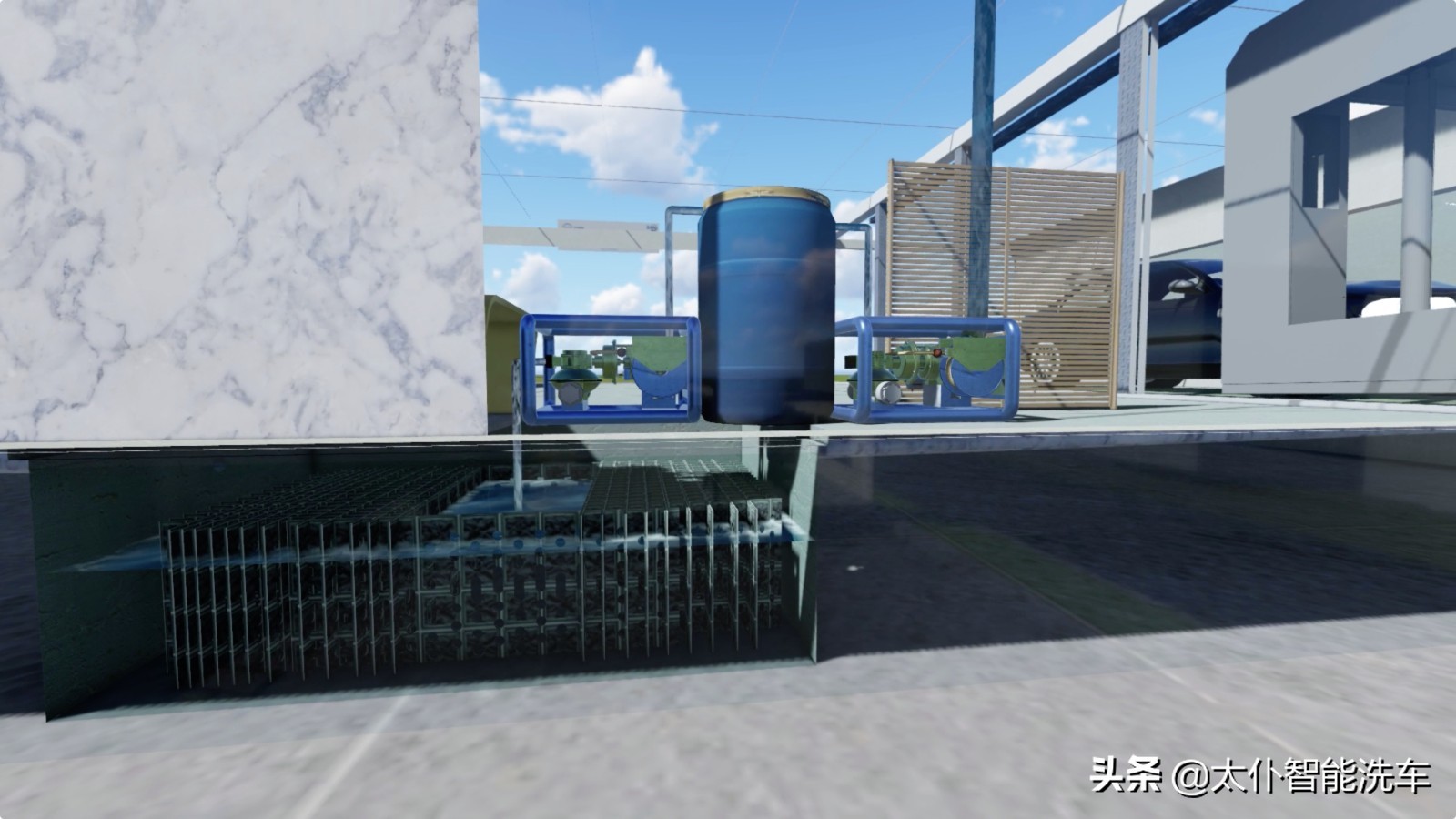 自助洗车水循环系统,智能洗车设备循环水