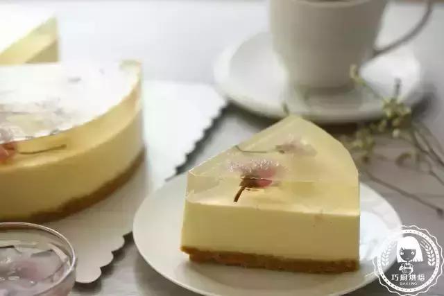 樱花冻酸奶芝士蛋糕,kumo樱花冰淇淋芝士蛋糕