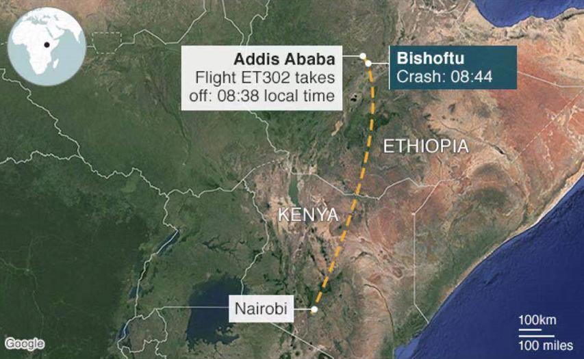 埃塞俄比亚空难事故幸存者,埃塞俄比亚空难157人遇难