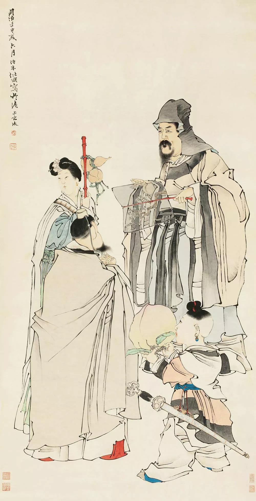 任伯年人物写意画 (任伯年写意人物作品鉴赏)