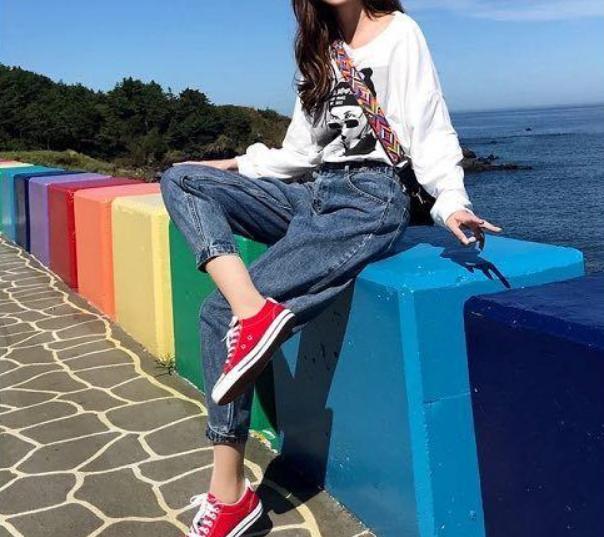 刘雯推荐的女裤,刘雯最新款阔腿裤