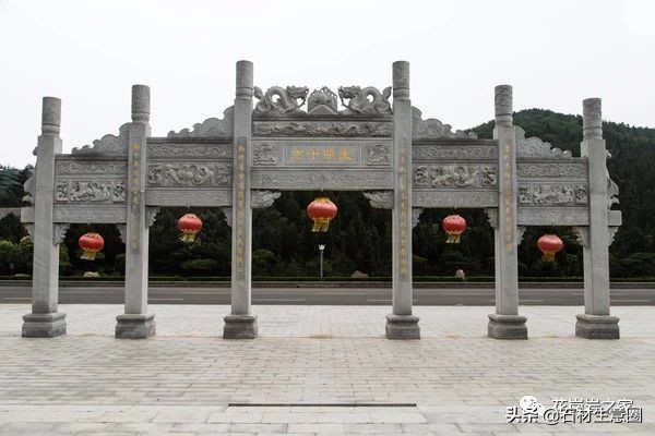 石牌坊石雕图片大全,各样式的石牌坊