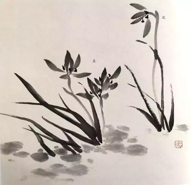 徐湛国画兰花的画法,徐湛国画兰花的画法视频教学