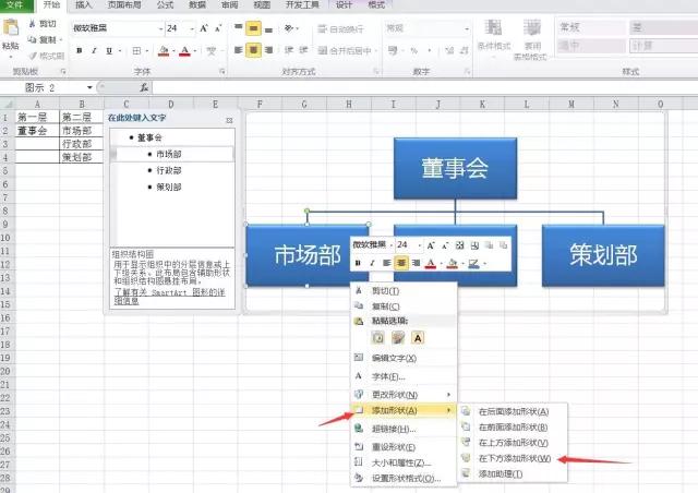 excel做组织框架图简单,excel如何制作visio架构