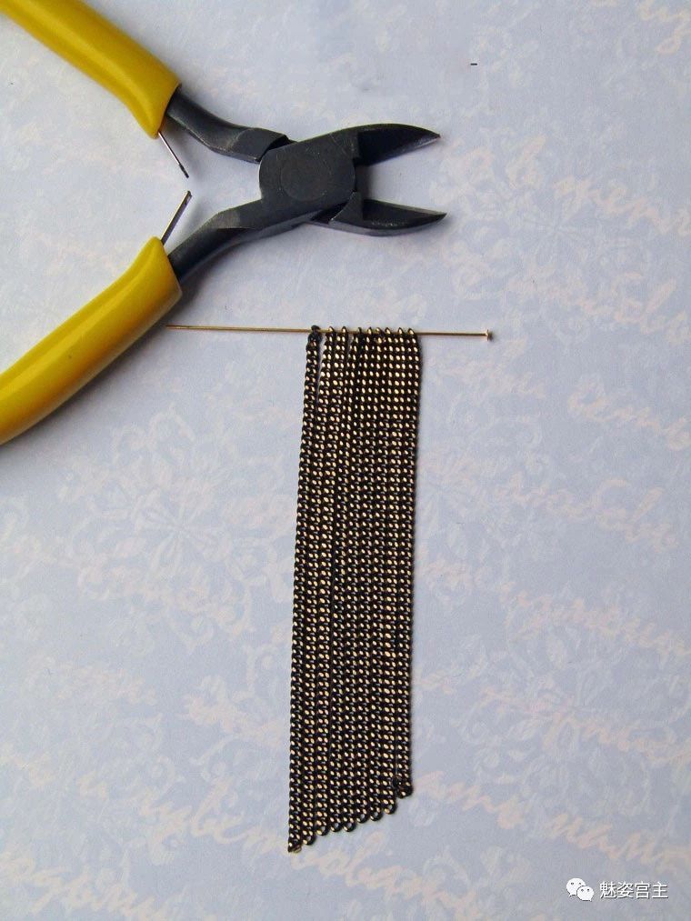 流苏耳环怎么做,流苏耳环做法教学视频