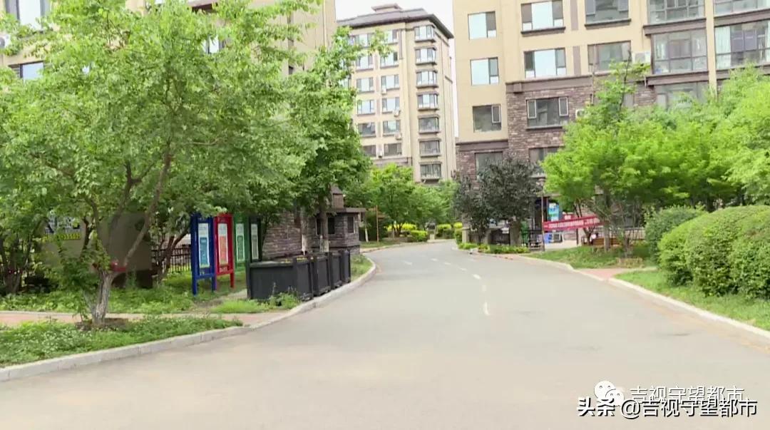 小区仙气飘飘雾气缭绕,小区单元门仙气飘飘