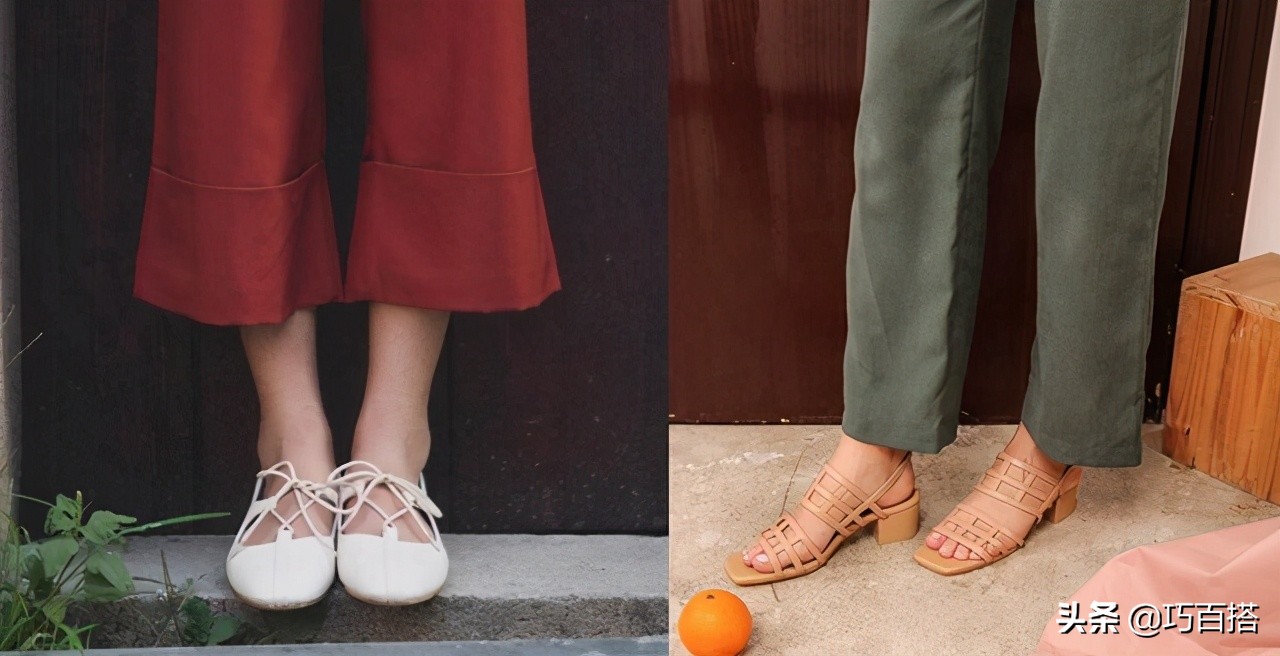 今年最流行的鞋子怎么搭配衣服,40-50岁阔腿裤怎样搭配衣服和鞋子