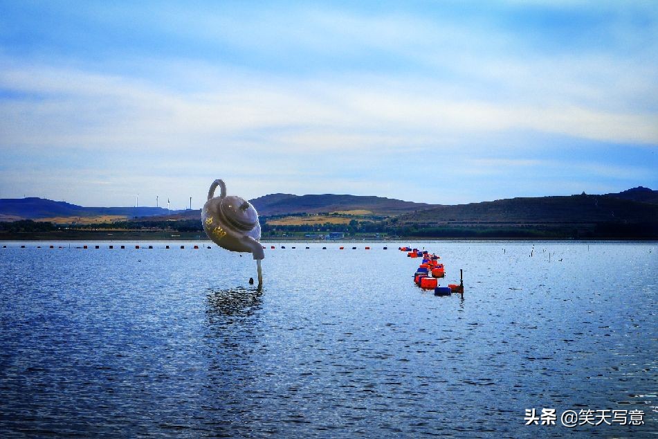 丰宁坝上大滩镇闪电湖,陶醉在秋季