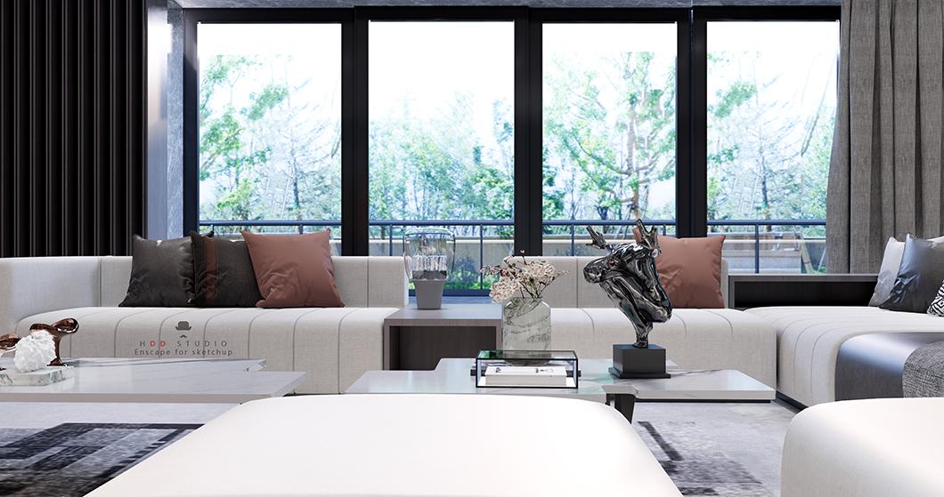 设计师用草图大师渲染,给设计师出效果图