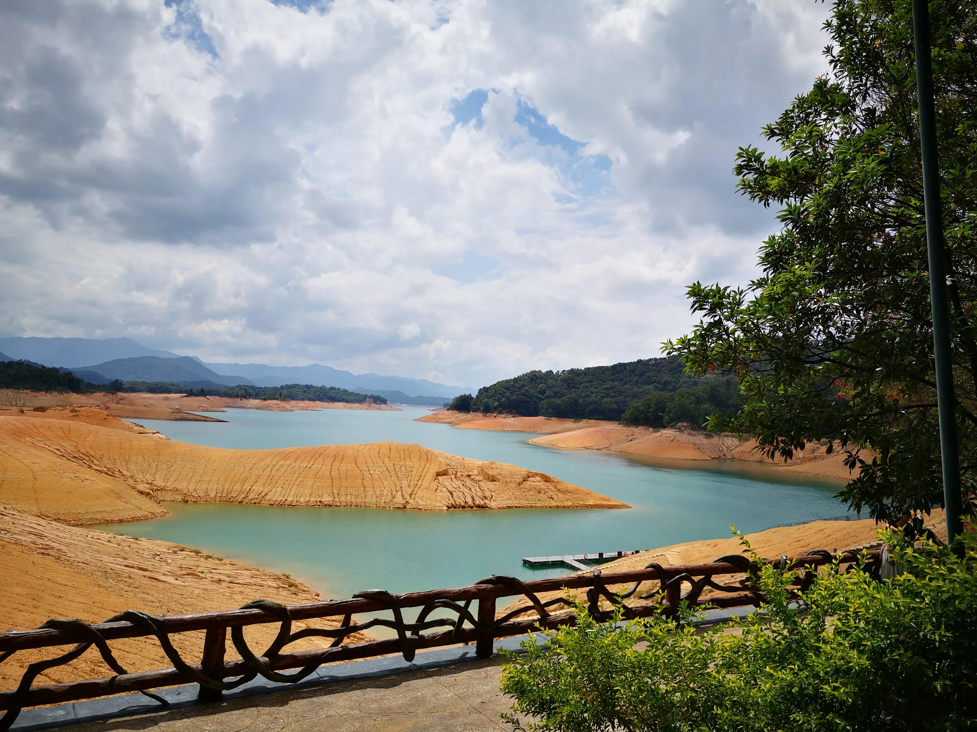 河源万绿湖漂流和桂山漂流,河源万绿谷空中漂流二日自由行