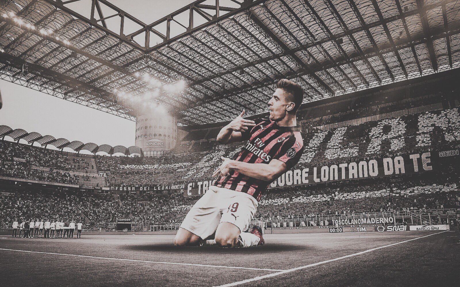 伊布足球壁纸,ac米兰伊布壁纸