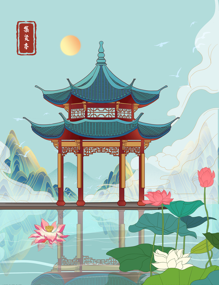 手绘国潮壁纸1920*1080,国潮壁纸图片保存