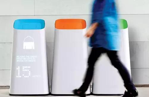 垃圾桶分类创意设计,垃圾分类垃圾桶设计