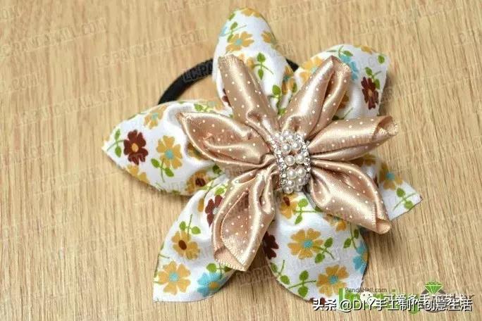 丝带做花带,做花带的教程