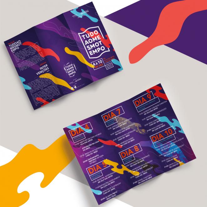 招生三折页设计,富有高级感的三折页设计