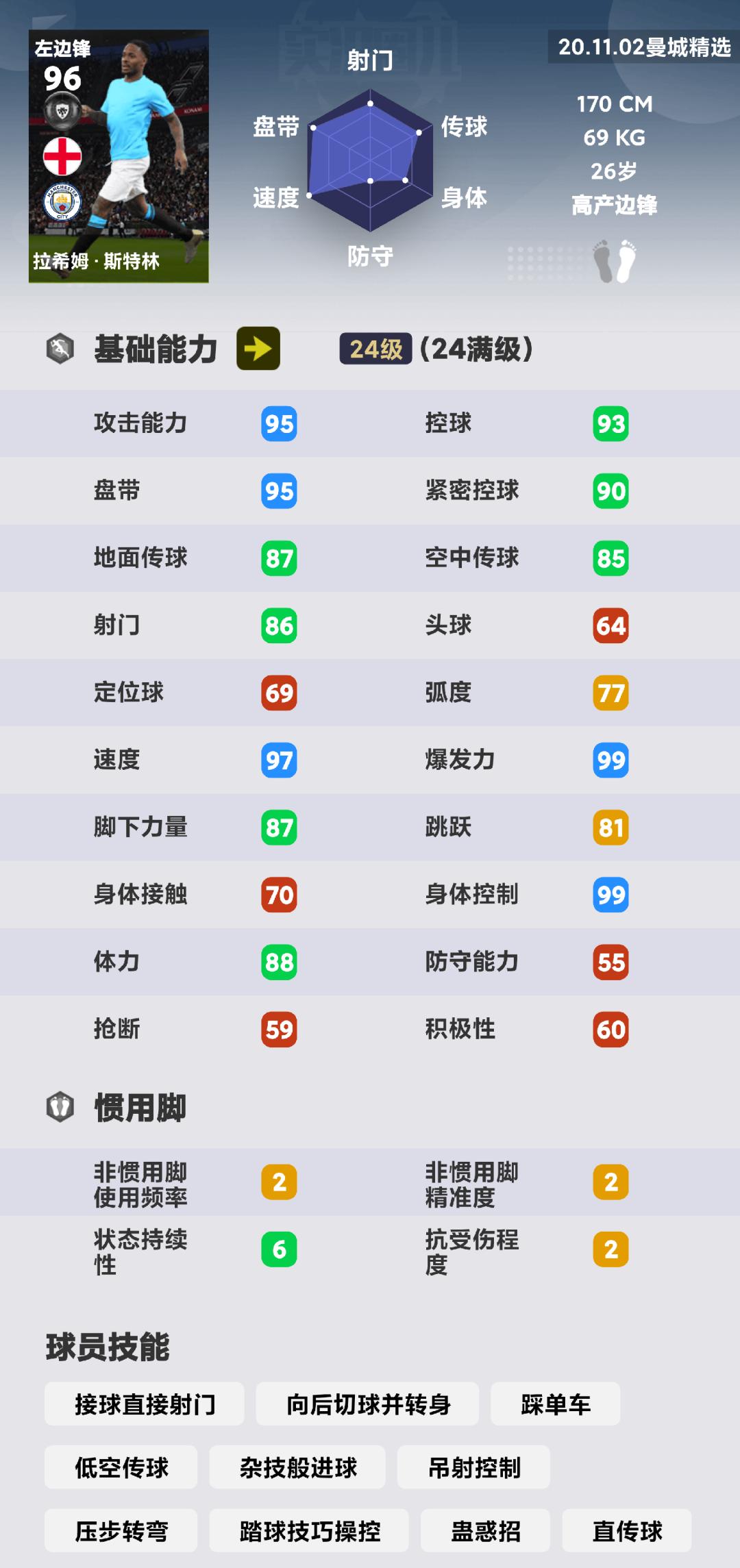 实况足球曼城精选,实况足球2021传奇球员精选时刻