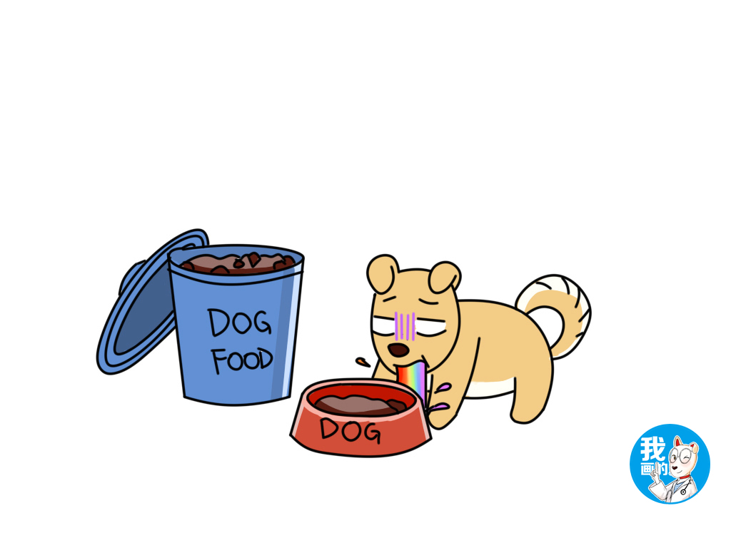 狗狗突然呕吐呕血怎么回事,狗狗突然呕吐大便有血丝