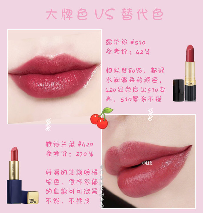 分享一波口红平价替.代口红控果断马了！「酷」