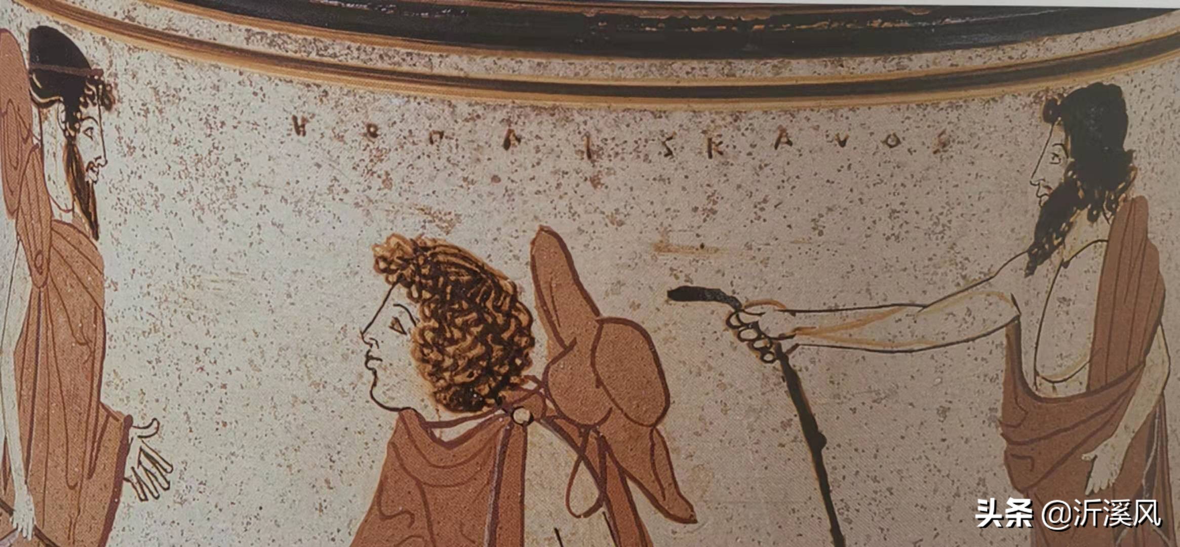 国宝级陶瓶图片欣赏,古希腊陶瓶几何风格