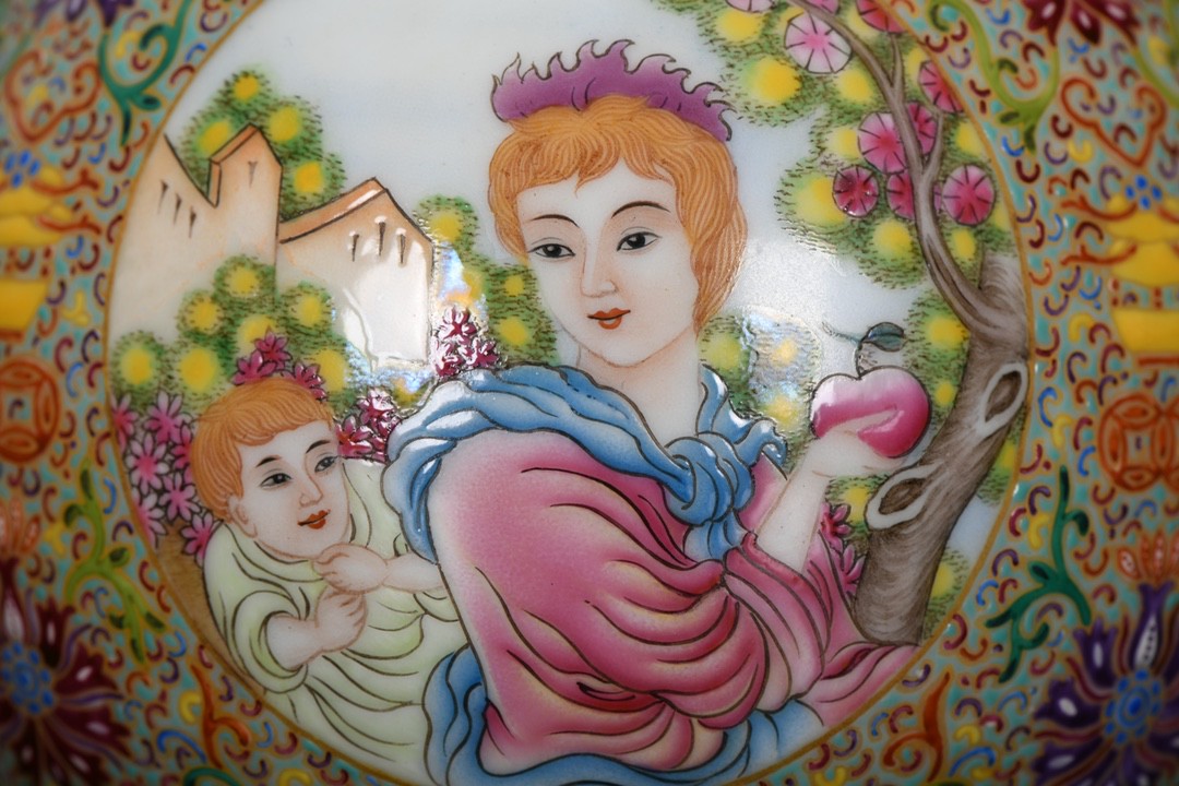 清代官窑珐琅彩将军罐,清代官窑珐琅彩鉴定方法