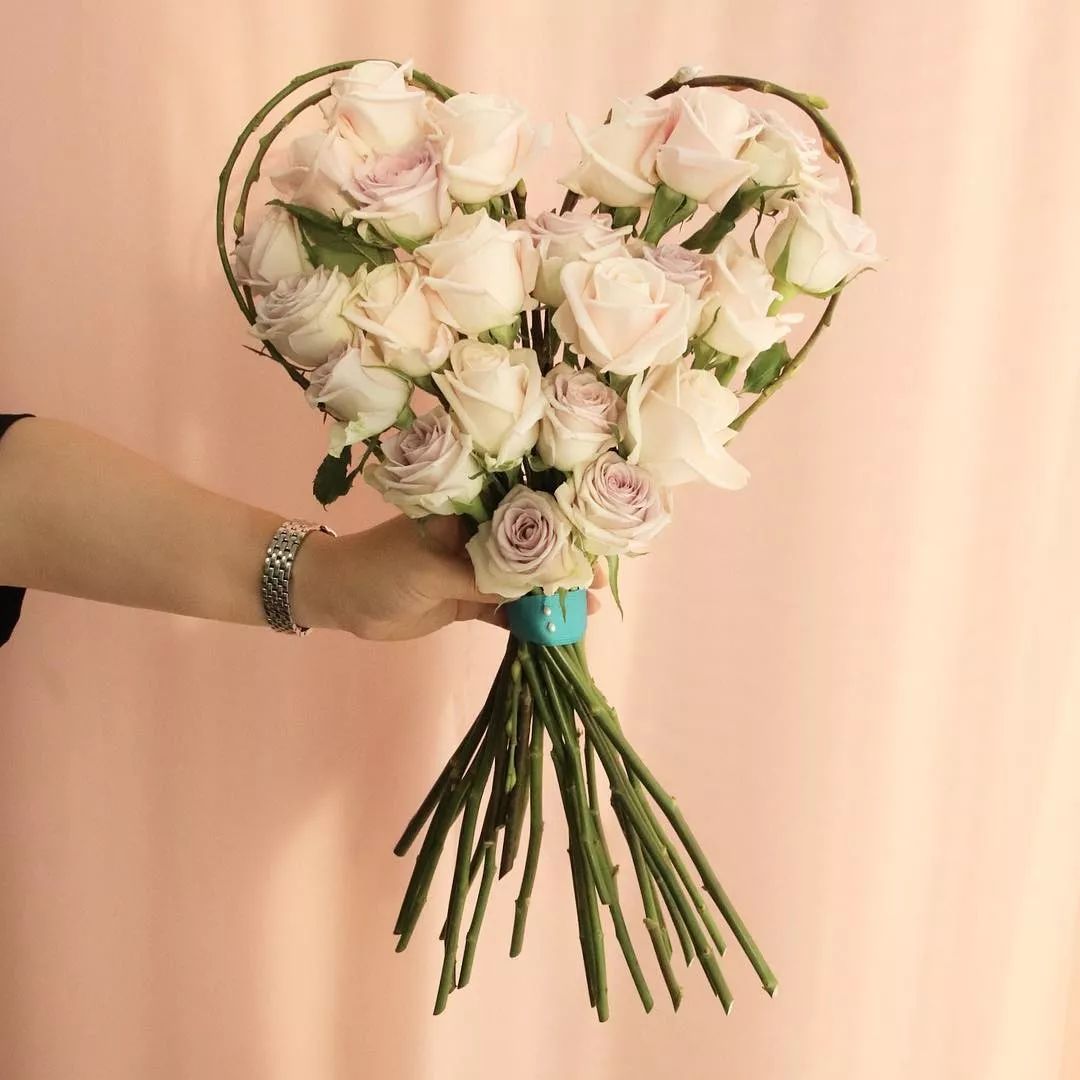 表白神器｜心形花束图片集锦（含教程）