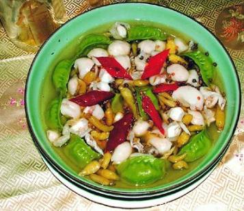 四川粉蒸肥肠的做法川菜,四川正宗川菜豆豉鱼的做法