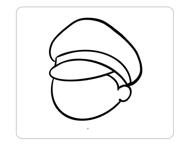 超多的警察叔叔简笔画，亲子好帮手，为孩子收藏吧【视频教程】