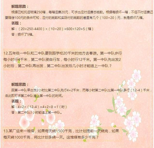 小学数学四年级上册1-6单元奥数题,小学奥数题100道经典解题思维训练