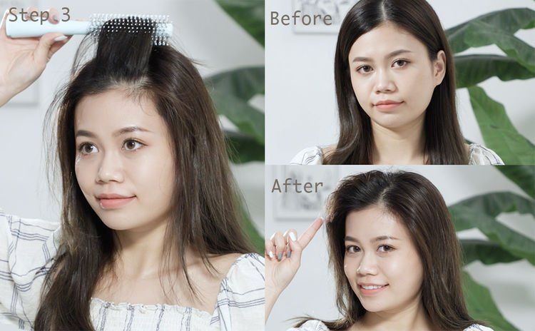 头发扁塌如何有蓬松感,拯救头顶头发扁塌卷发