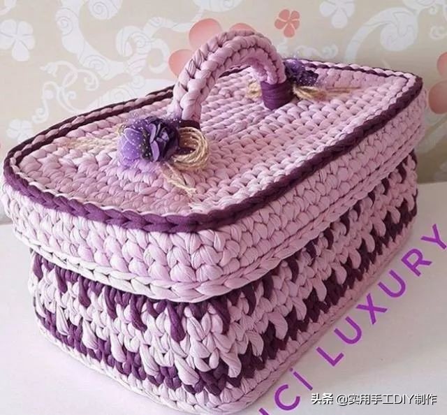 手工用绳子编织篮子简单又好看,怎样手工编篮子