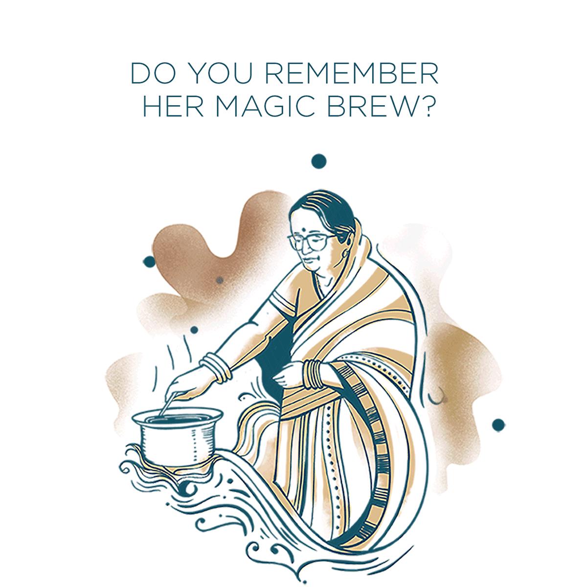 grandmas-kadha印度泡腾片包装设计via:Stratedgy