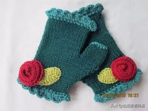 0-6个月的手套编织教程,冬季保暖简约手套编织视频教程