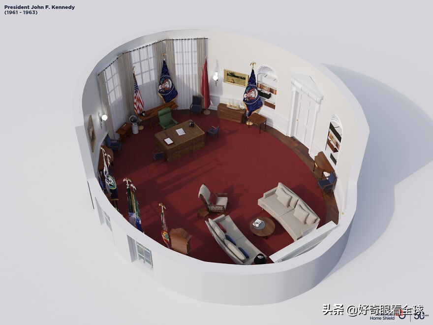 盘点特朗普拜登,拜登布置办公室与特朗普有何不同