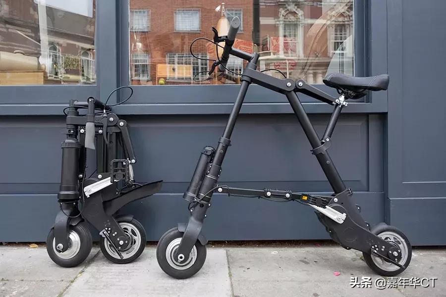 最小的折叠电动自行车,高端超小轻便折叠自行车