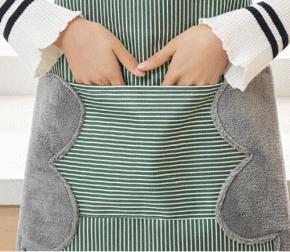 如何清洗沾满油污的围裙,不沾水不沾油的围裙还可以擦手