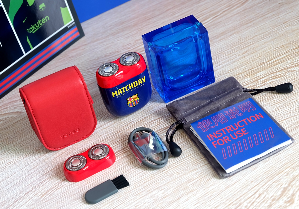 yoose剃须刀联名款有啥区别,迷你剃须刀巴塞罗那联名