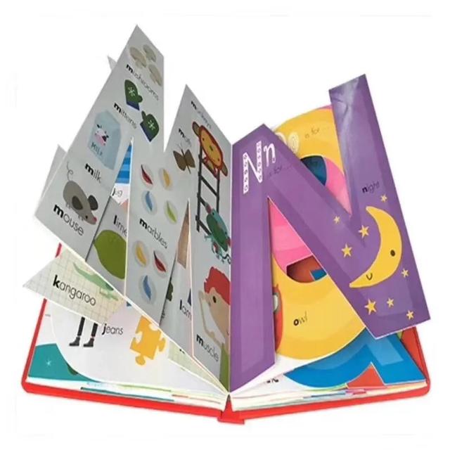 一本非常有趣的英语启蒙书，林志颖孩子同款123ABC异性数字