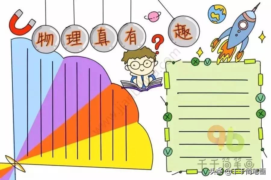 手抄报作业有字,看见真有趣手抄报