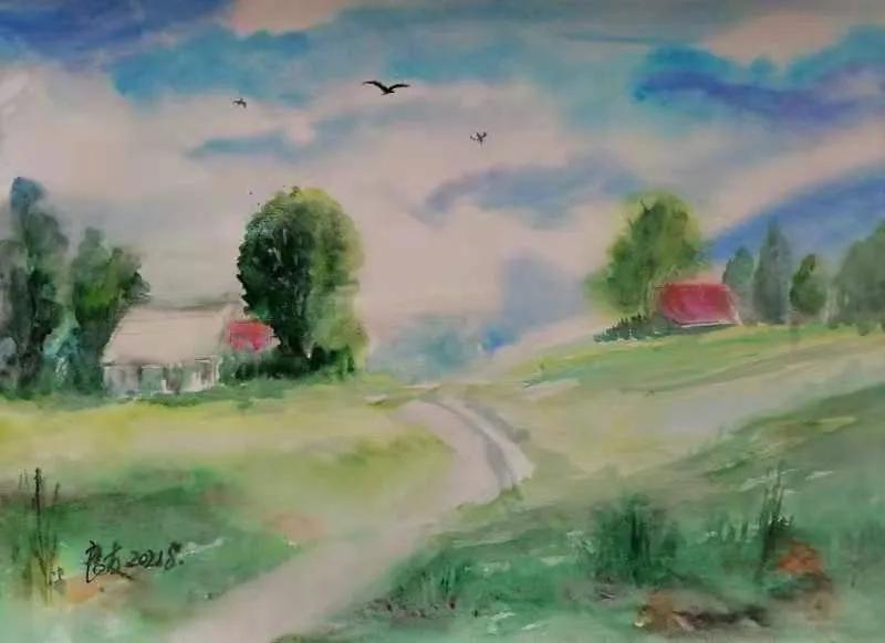 幸福原创绘画作品欣赏,幸福原创画作品