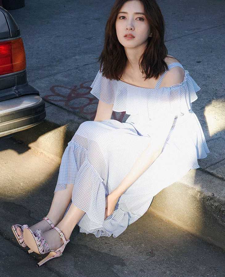 美到逆天的仙女裙,veromoda牛仔套装江疏影