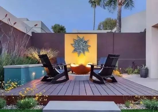 庭院花园石材地板铺设效果,私家庭院最流行的4大铺装方式