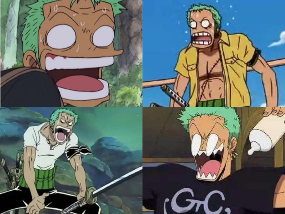 草帽海贼团霸气图片高清,当草帽团看到路飞时的表情