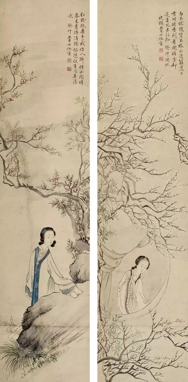 能懂他的，只有画中这些美人儿