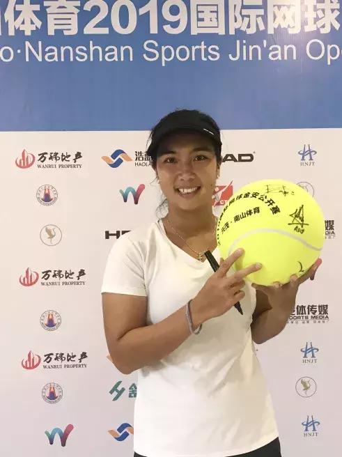 2019国际网球金安公开赛女单比赛激战正酣！