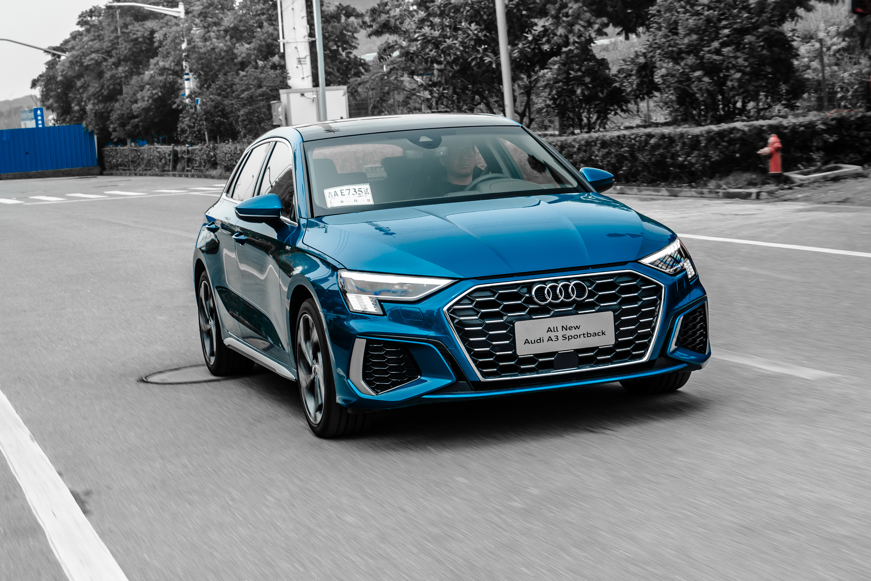 奥迪a3lsportback,奥迪a3sportback德国高速试驾