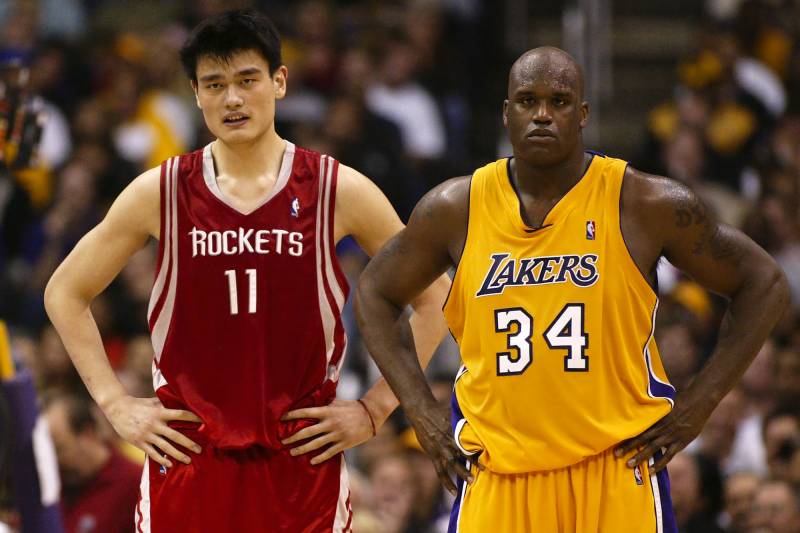 21世纪十大中锋,巅峰奥胖对巅峰姚明