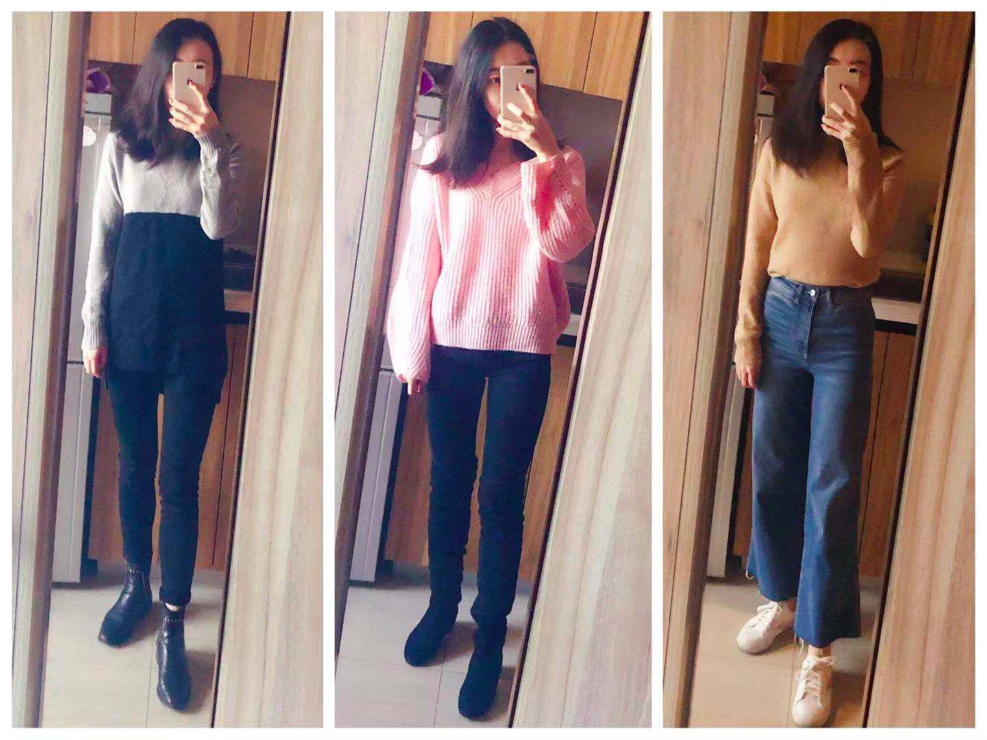 春季针织衫穿搭方法图解,挑战一件针织衫一周不重样穿搭